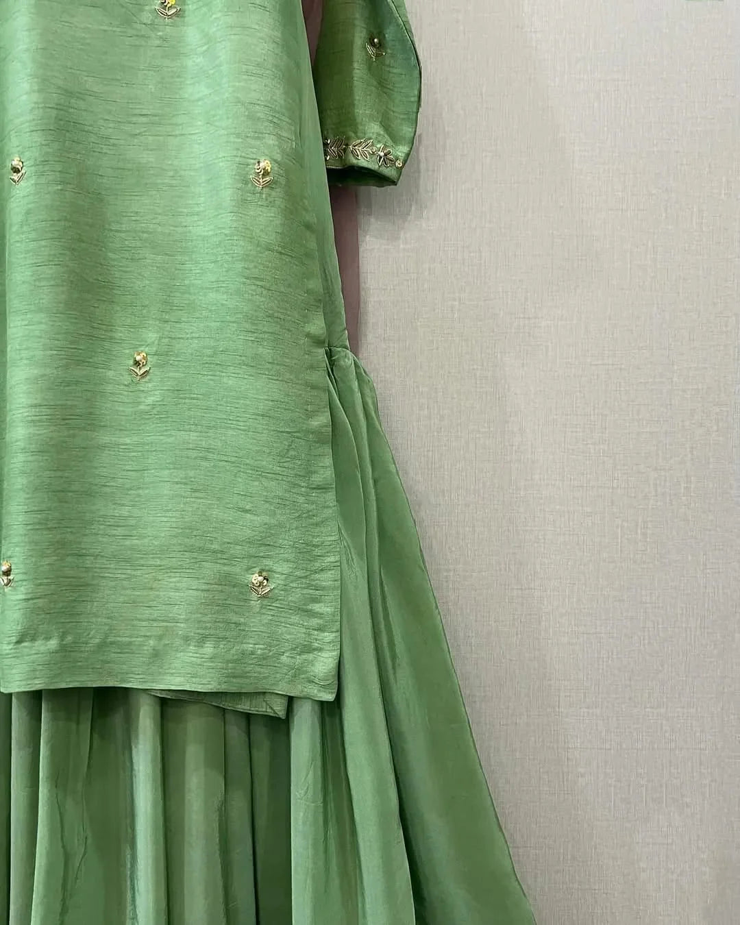 3pc stitched |Pastel Wdora set | Silk