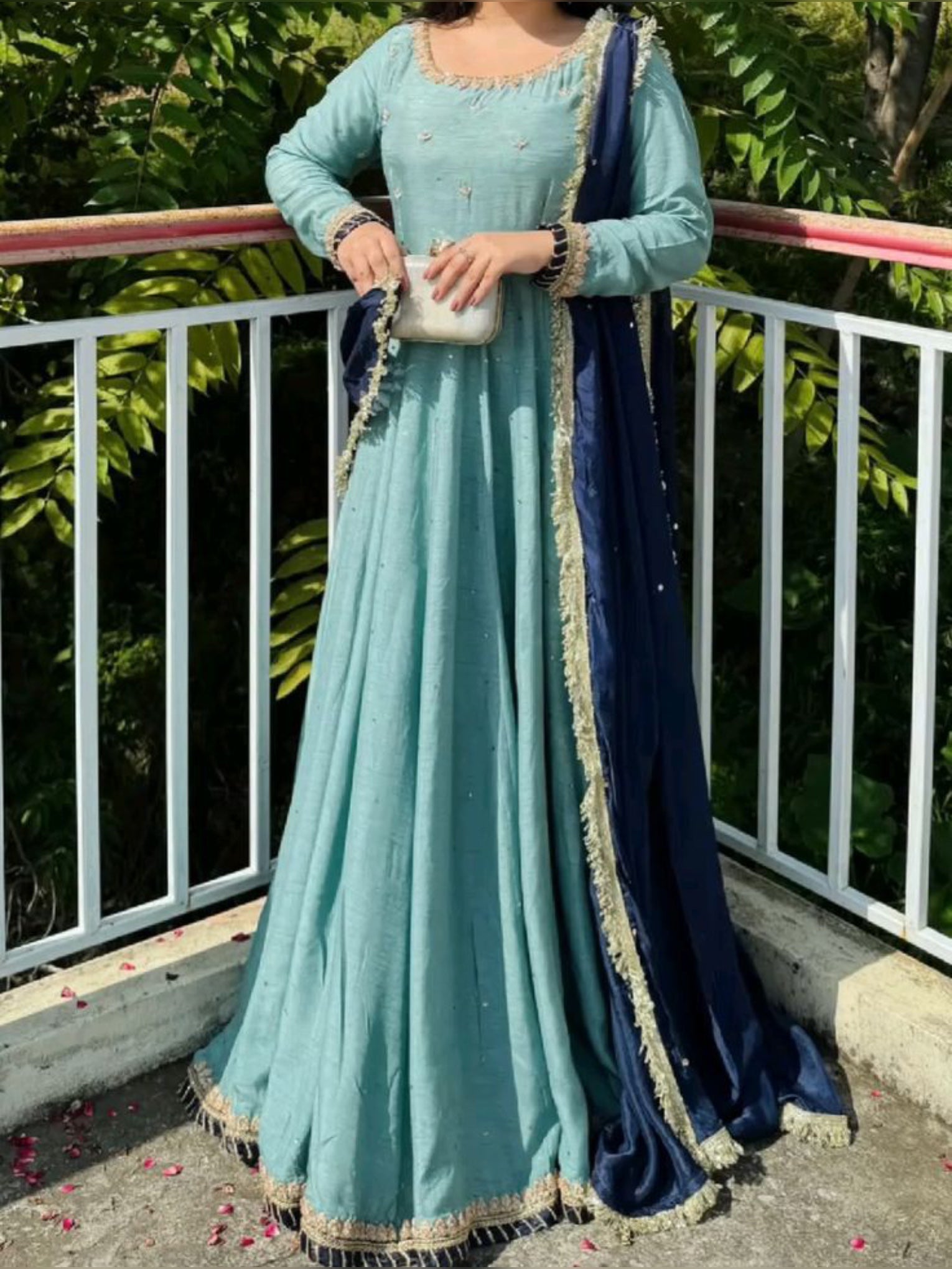 3pc stitched | Skiesh wdora| silk