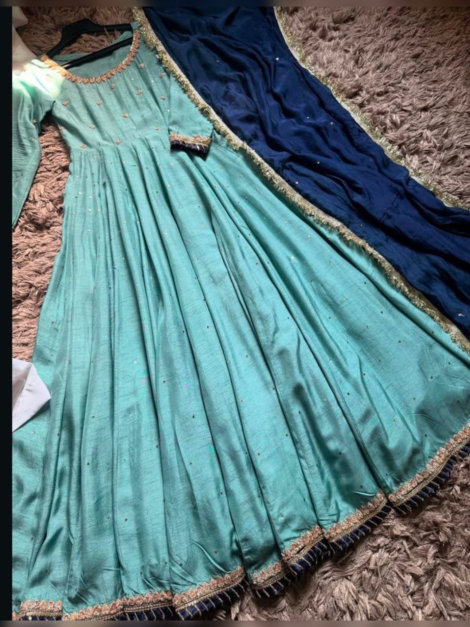 3pc stitched | Skiesh wdora| silk