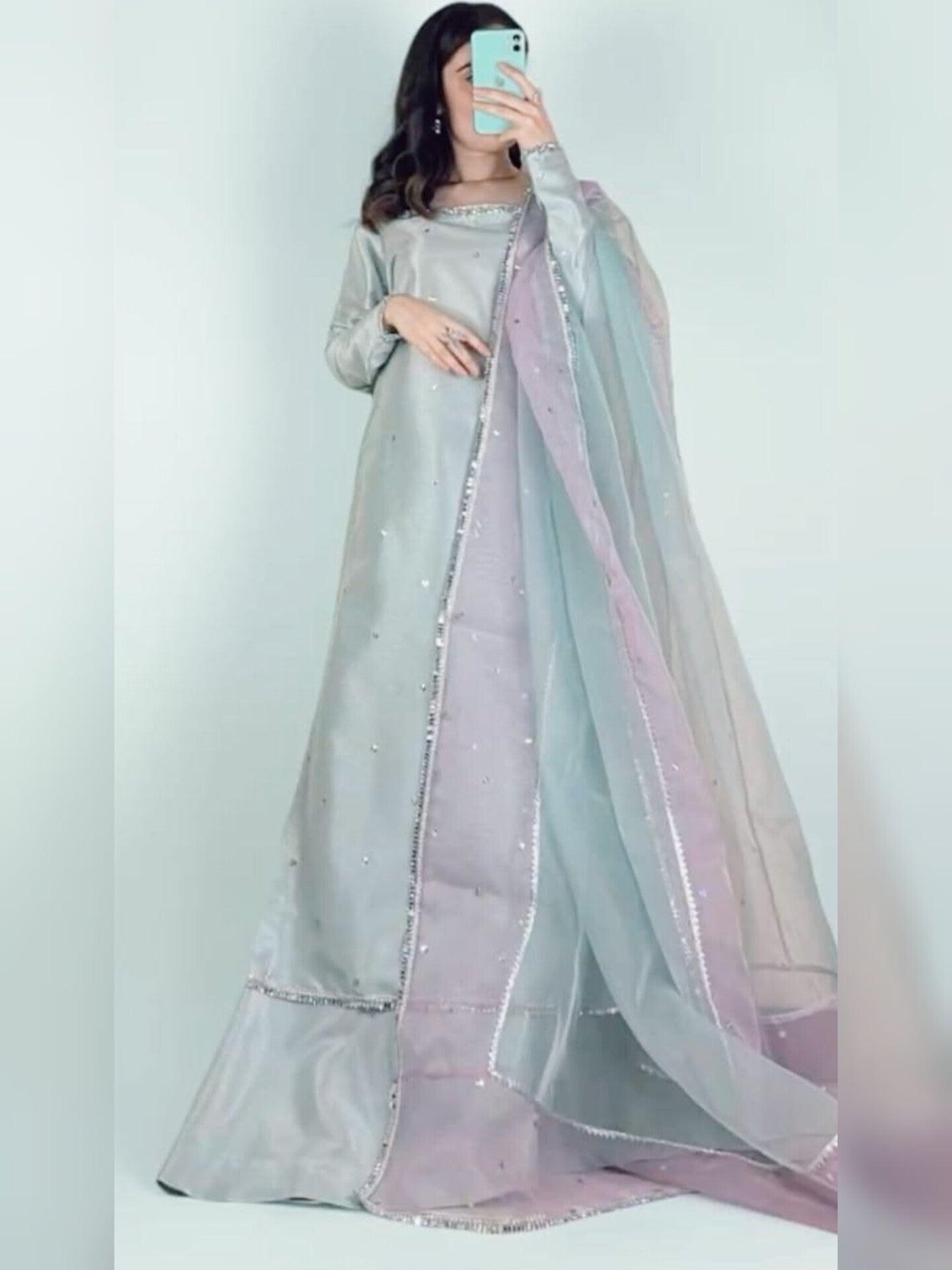 Ice Blue|silk