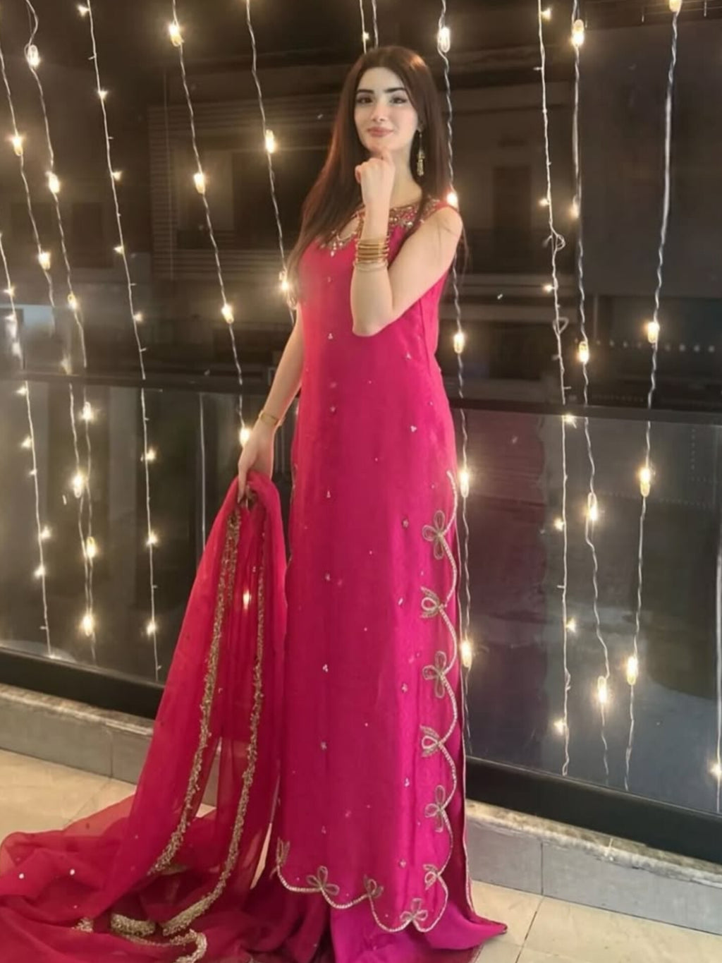 Pink wedora