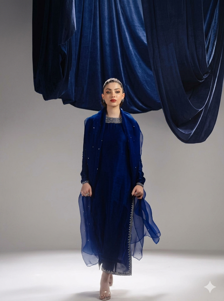 Navy Blue wedora